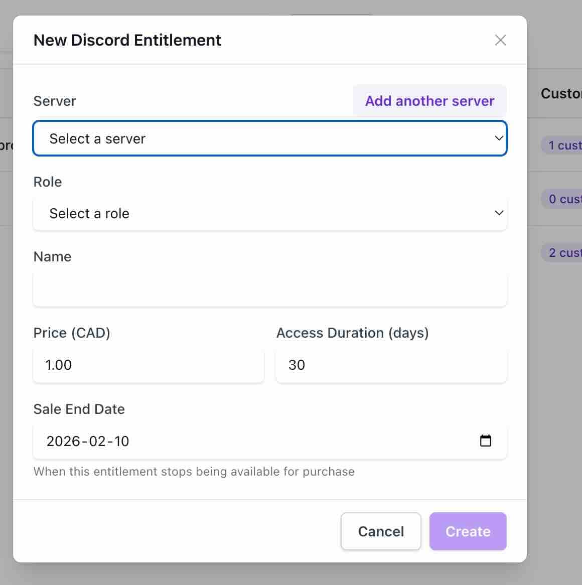 Add an additional Discord server